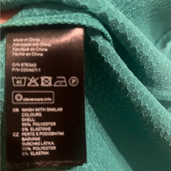 H&M Size 14 Midi Green Short Sleeve Dress - Picture 4 of 6